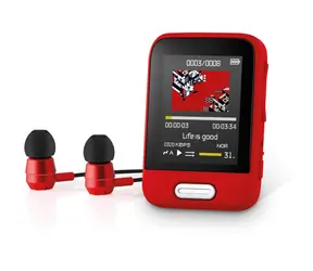 Sencor SFP 7716RD rot / MP3- & MP4-Player / 1,8" TFT / 16GB / MicroSD
