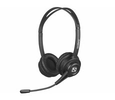 Sandberg Bluetooth Call Headset schwarz / Kabellose Bluetooth-Kopfhörer mit Mikrofon / BT 5.3