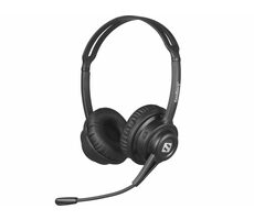 Sandberg Bluetooth Headset ANC+ENC schwarz / Kabellose Bluetooth-Kopfhörer mit Mikrofon / BT 5.3