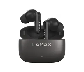 Lamax SteelClips1 ANC schwarz / Kabellose Kopfhörer / Mikrofon / Bluetooth 5.3 / Akkulaufzeit bis zu 40 h / ANC