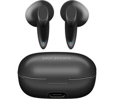Sencor SEP 530BT schwarz / Kabellose Kopfhörer / Mikrofon / Bluetooth 5.0 / Ladeetui 
