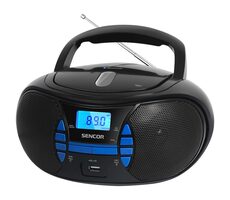 Sencor SPT 2700 BK schwarz / Radio / FM / Bluetooth / CD / USB / AUX