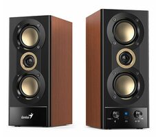 Genius SP-HF800BT schwarzbraun / Repro / 2,0 / BT 5,3 / 20W / Holz