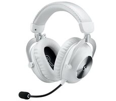 Logitech G PRO X 2 LIGHTSPEED weiß / kabellose Kopfhörer / abnehmbares Mikrofon / 50-mm-Treiber / USB-Empfänger