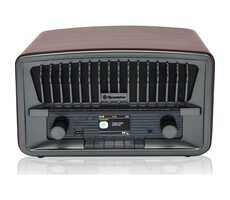 ROADSTAR HRA-270D+BT braun / Retro-Radio / UKW / PLL / DAB+ / CD / MP3 / 3,5 mm / USB  