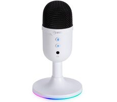 Marvo MIC-06 weiß / Tischmikrofon / USB / 1,7 m