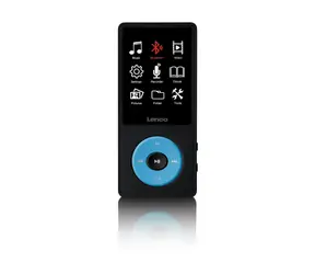 LENCO Xemio 860 blau / MP3- & MP4-Player / 2,4" TFT / 8GB / MicroSD / 3,5 mm