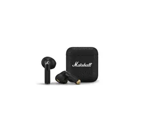 Marshall Minor IV schwarz / Kabellose Kopfhörer mit Mikrofon / Bluetooth