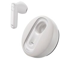 Baseus Bowie CM10 weiß / Kabelloses Auto-Headset / Mikrofon / Bluetooth / Solaraufladung