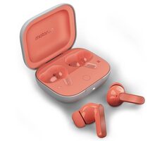 Motorola Moto Buds pink / kabellose Kopfhörer mit Mikrofon / Bluetooth / ANC