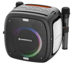 C-tech Impressio Qubis / Partylautsprecher / 80W / Bluetooth / 3,5mm / USB / IPX6