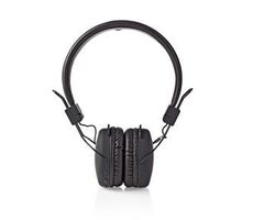 Nedis Kabelloser On-Ear-Kopfhörer schwarz / Mikrofon / Bluetooth 5.0 / Micro-USB / Drucktastensteuerung 
