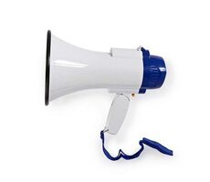 Nedis Megaphon / Maximale Reichweite: 250 m / 115 dB / Mikrofon / Sirene / Aufnahme