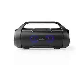 Nedis SPBB310BK schwarz / Lautsprecher / Bluetooth / 2.0 / 120 W / AUX / Micro SD / USB / IPX5 / Anschließbar 