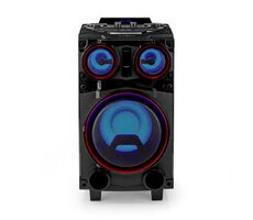 Nedis Bluetooth® Party-Lautsprecher / Maximale Akku-Spielzeit: 6,5 Std. / 120 W / Griff 