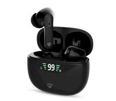 Nedis HPBT2450BK schwarz / kabellose Kopfhörer mit Mikrofon / ANC / Bluetooth / bis zu 30 Stunden 