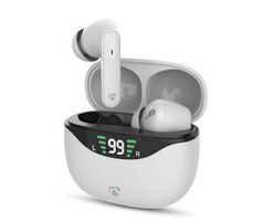 Nedis HPBT2450WT weiß / Kabellose Kopfhörer mit Mikrofon / ANC / Bluetooth / bis zu 30 Stunden 