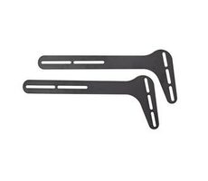 Nedis Soundbar-Halterung Schwarz / Kompatibel mit: Universal / An Fernseher angeschlossen / 15 kg / Fest / Stahl