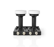 Nedis LNB schwarz / Quad Monoblock 6,0° / Ausgangsanschluss: 4X F-Stecker 