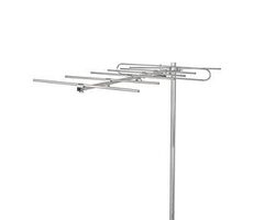 Nedis Außenantenne / UKW / Empfangsbereich: ?50 km / Verstärkung: 13 dB / 75 Ohm / Antennenlänge: 1348 mm / Aluminium