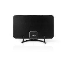 Nedis Zimmerantenne Schwarz / Aktiv / FM / UHF / VHF / Empfangsbereich: 0-25 km / LTE700 / Verstärkung: 26 dB / ABS 