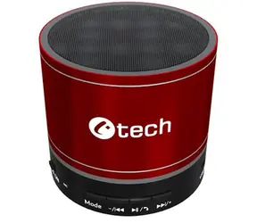 C-tech SPK-08R rot / Tragbarer Lautsprecher / 3 W / BT 5.0 