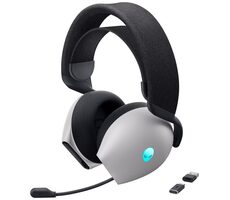 DELL Alienware AW725H weiß / Gaming-Headset mit Mikrofon / ANC / BT / 2,4GHz / USB-C 