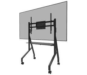 Neomounts BOS FL50-525BL1 / Bodenständer für Fernseher / Größe 55-86" / VESA 100x100 - 900x600 / Tragkraft 76 kg