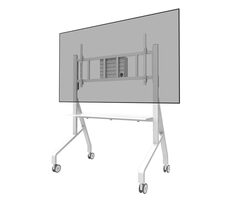 Neomounts BOS FL50-575WH1 / Bodenständer für Fernseher / Größe 65-110" / VESA 100x100 - 1000x600 / Tragkraft 125 kg