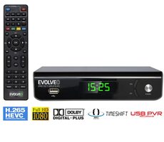 Evolveo Omega S3 / HD DVB-T2 / HDMI / SCART / USB / LAN / H.265/HEVC-Recorder 