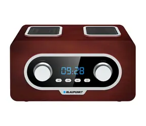 Blaupunkt PP 5.2BR braun / tragbares Radio / FM / AUX / Uhr / Fernbedienung / 3-4 Stunden Betriebszeit 