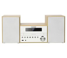 Blaupunkt MS45BT weiß / Audiosystem / bis zu 300W / CD / MP3 / Bluetooth / FM / USB / Wecker / Fernbedienung