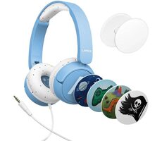 Lamax SoundKid1 Blue / Kopfhörer mit Mikrofon / 3,5 mm Klinke / Kabel 1,2 m