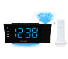Blaupunkt CRP81USB schwarz / Radiowecker / LED-Display / Zeit- und Temperaturprojektion / dimmbar 