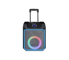 Blaupunkt MB08.2 schwarz / tragbarer Lautsprecher / BT / USB / AUX / 600W / LED / FM