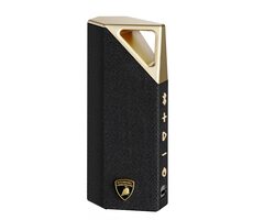 BUGANI Brief BS12305 Lamborghini schwarz & gold / tragbarer Lautsprecher / 28W / IPX7 / Bluetooth 5.4