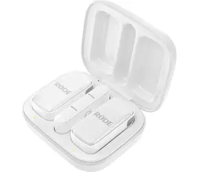 Rode Wireless Micro weiß / drahtloses Mikrofonsystem / 1 Sender und 1 Empfänger / Beleuchtung