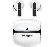 YENKEE YHP 09BT WE TWS EVEPODS PRO weiß / kabellose Kopfhörer / Mikrofon / ENC / Bluetooth 5.3 