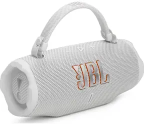 JBL Charge 6 weiß / Bluetooth-Lautsprecher / 24 Stunden Akkulaufzeit / IP68 / Bluetooth / 4722 mAh