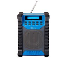 Denver WRB-60 DAB+ / wiederaufladbares Bauradio / DAB+ FM / BT / Li- ION 2000 mAh / IP54