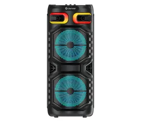 Denver BPS-355 schwarz / Bluetooth Partylautsprecher / USB / MicroSD / 160 W