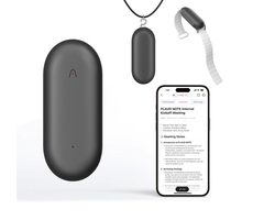 PLAUD Note Pin Gray - AI-Sprachrekorder (2025) / Diktiergerät / Kapazität 64 GB / Akkulaufzeit 20 h / BT / USB / WiFi