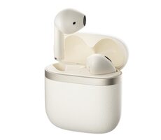 Edifier W200T beige / Kabellose Kopfhörer / Mikrofon / Bluetooth 5.4 / IP54 / Ladecase