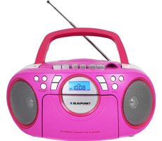 Blaupunkt BB16PK rosa / tragbares Radio / CD / USB / AUX / 3,4W