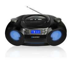 Blaupunkt BB31LED schwarz / tragbares Radio / CD / USB / AUX / FM / 12W