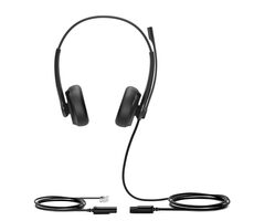 Yealink YHS34 Dual / Stereo Headset / Mikrofon / QD & RJ9 / für IP-Telefone