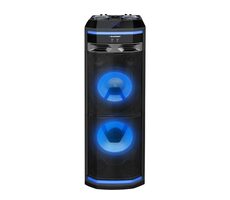 Blaupunkt PS11DB schwarz / tragbarer Partylautsprecher / 1200W / Bluetooth / Karaoke / FM / Akkulaufzeit bis zu 23 Stunden
