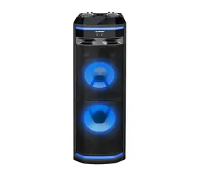 Blaupunkt PS11DB schwarz / tragbarer Partylautsprecher / 1200W / Bluetooth / Karaoke / FM / Akkulaufzeit bis zu 23 Stunden
