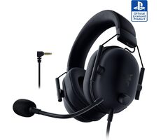 Razer BlackShark V2 X für PlayStation schwarz / Gaming-Headset mit Mikrofon / 3,5-mm-Klinkenstecker / 1,3 m 