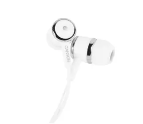 Canyon CNE-CEPM01W / Kopfhörer mit Mikrofon / 3,5 mm Klinke / weiß